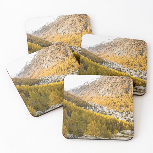 Item preview, Saas Almagell autumn hike landscape Switzerland Valais designed and sold by seunglee.