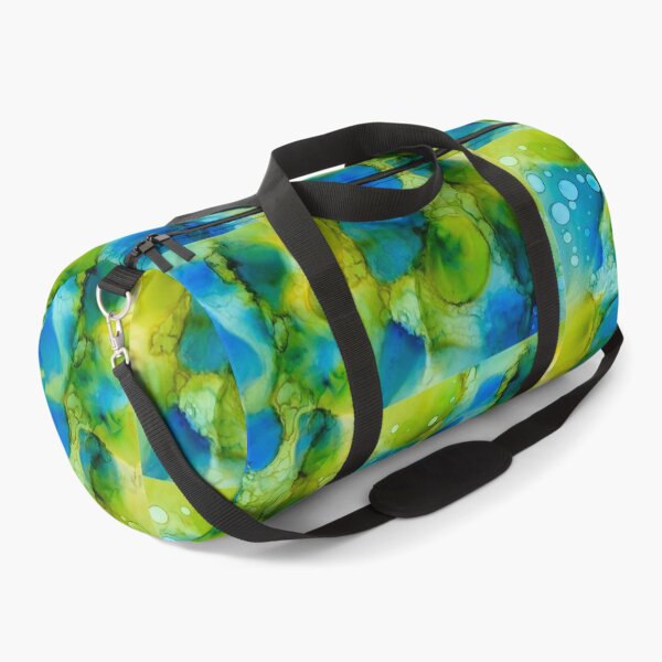 Item preview, Green and Blue Pools Alcohol Ink designed and sold by Artfully Abstracted.