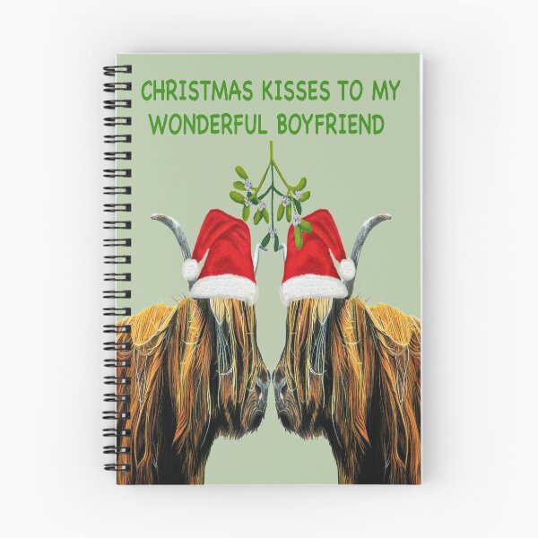 Item preview, Christmas Kisses to my wonderful boyfriend  designed and sold by IslesArt.