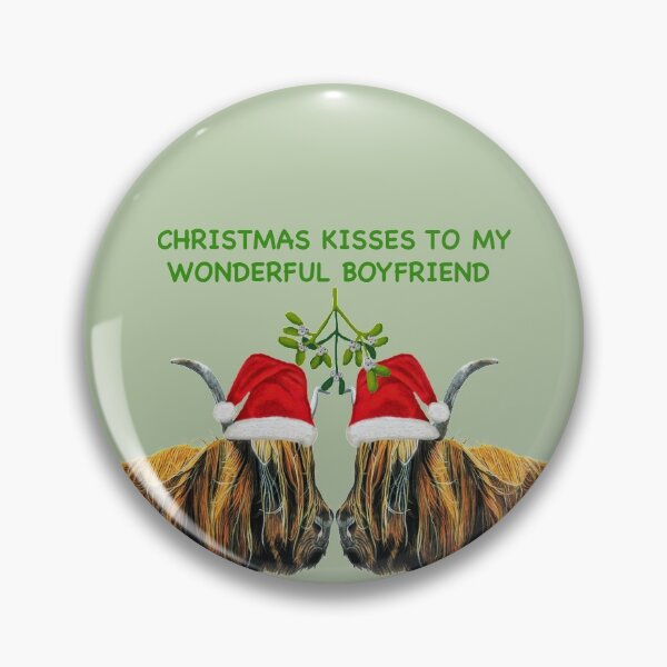 Item preview, Christmas Kisses to my wonderful boyfriend  designed and sold by IslesArt.