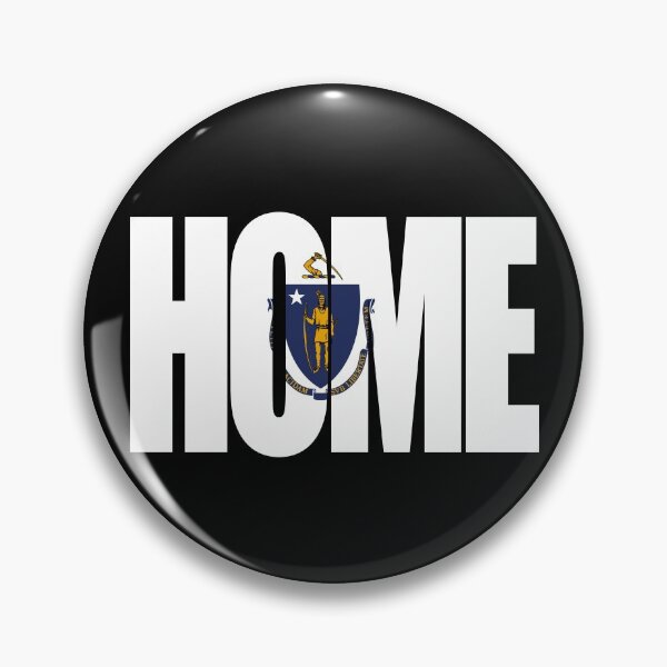 Item preview, Massachusetts Home - State Flag designed and sold by DonDota.
