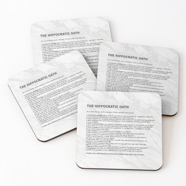 Item preview, Hippocratic Oath: I solemnly pledge (Declaration of a New Doctor) designed and sold by Livity.