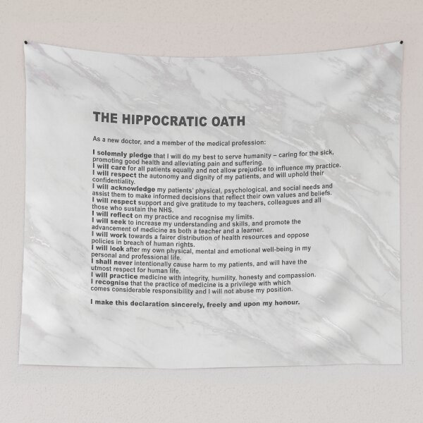 Item preview, Hippocratic Oath: I solemnly pledge (Declaration of a New Doctor) designed and sold by Livity.