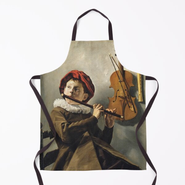 Item preview, Boy playing the Flute designed and sold by brushandframes.