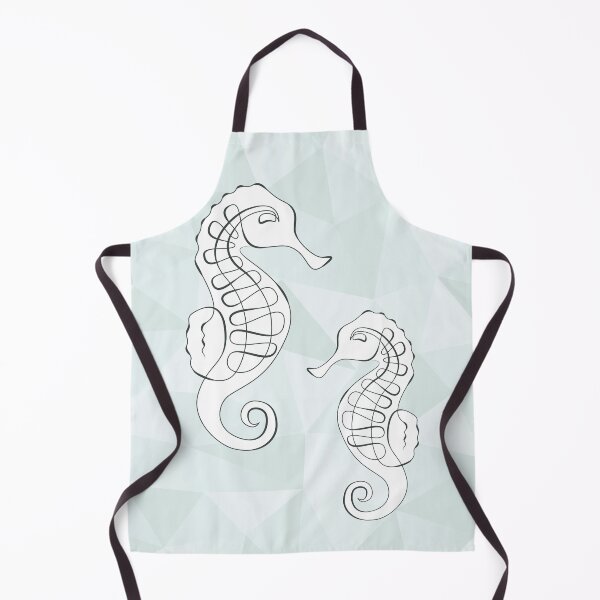 Item preview, Seahorse ocean love (green) designed and sold by frangipaniarts.