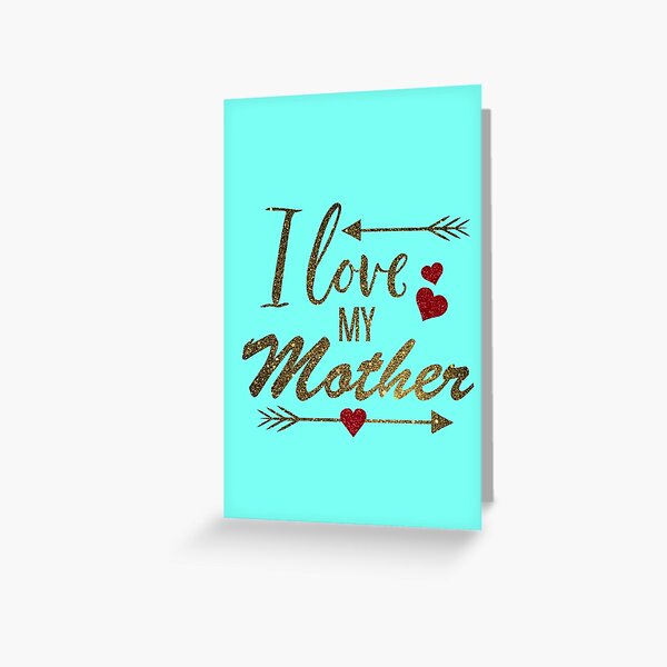 Mama Is My Hero, Mama Gifts, Mom Is My Hero, Gift For Mother, Mama Glitter  Gold Greeting Card for Sale by UniqueStylistic