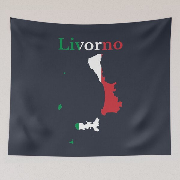 Artikelvorschau, Provinz Livorno Karte, Italienische Provinz. entworfen und verkauft von marosharaf.