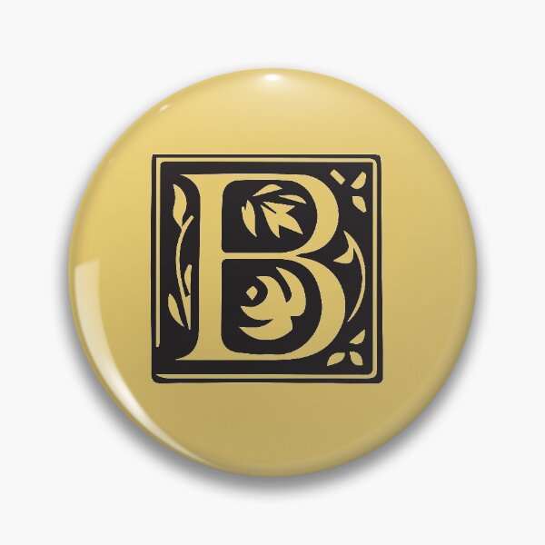 Item preview, B Letter Fancy Vintage designed and sold by iliketeas.