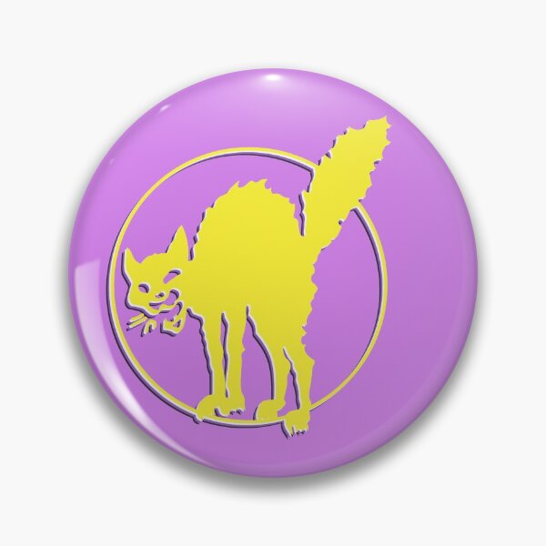 Item preview, Nonbinary Pride Anarcho-syndicalist Cat Symbol Over the Heart designed and sold by Kole's Designs.