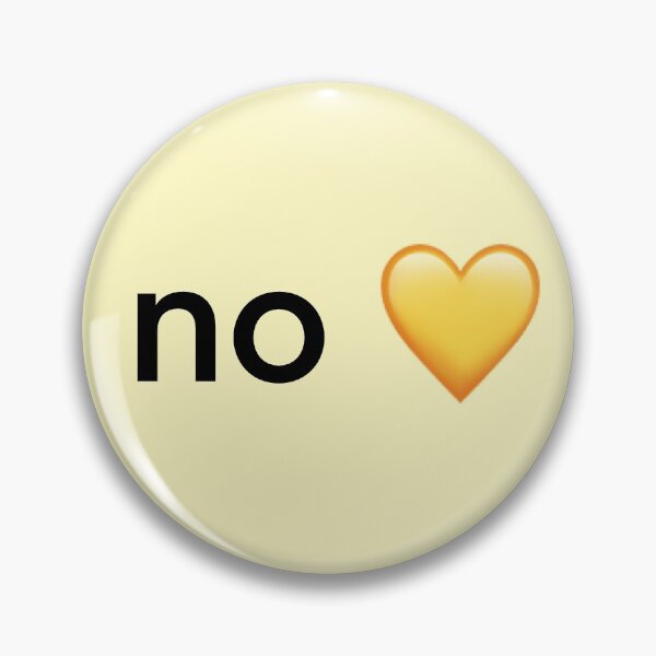 Item preview, No ❤️ - Yellow designed and sold by Farrart.k.