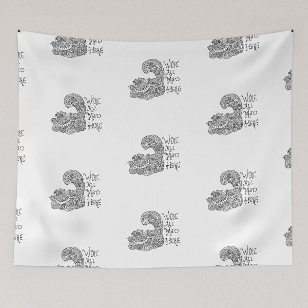 Item preview, We're All Mad Here designed and sold by Zen's Doodles.