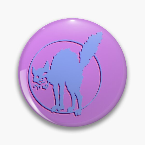Item preview, Omnisexual Pride Anarcho-syndicalist Cat Symbol Over the Heart designed and sold by Kole's Designs.