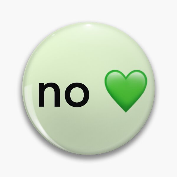 Item preview, No ❤️ - Green designed and sold by Farrart.k.