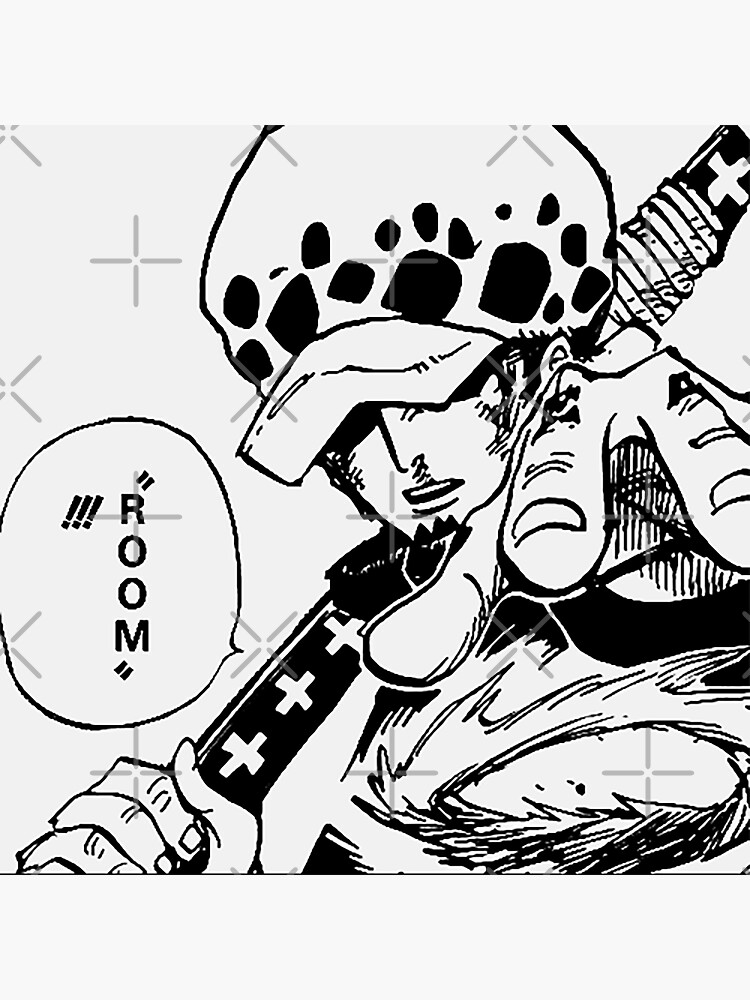 "Trafalgar Law ROOM" Sticker for Sale by Akiraxis Redbubble