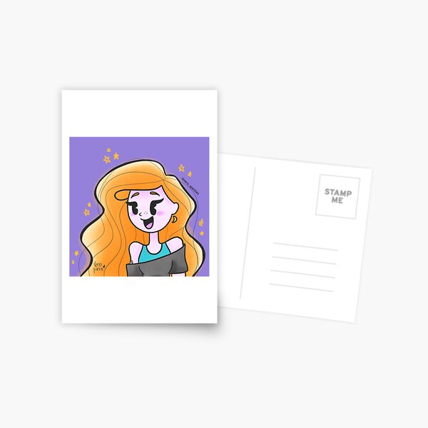 Angie - Glow Postcard