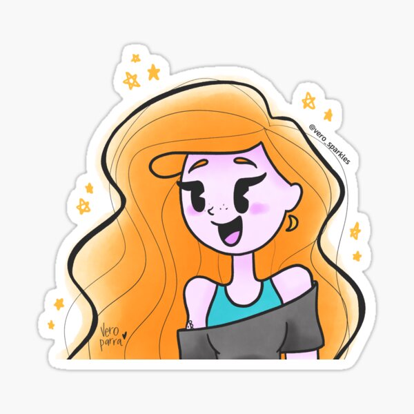 Angie - Glow Sticker