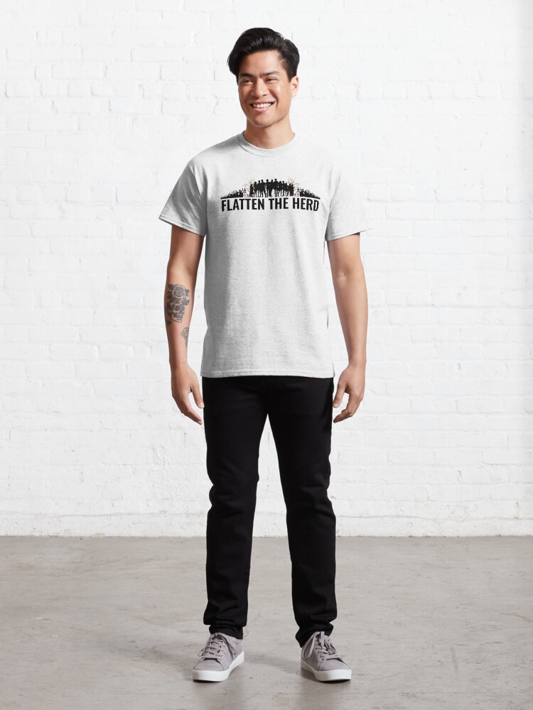 Alternate view of Flatten The Herds Classic T-Shirt