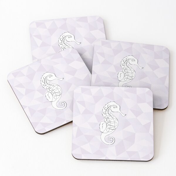 Item preview, Seahorse ocean love (purple) designed and sold by frangipaniarts.