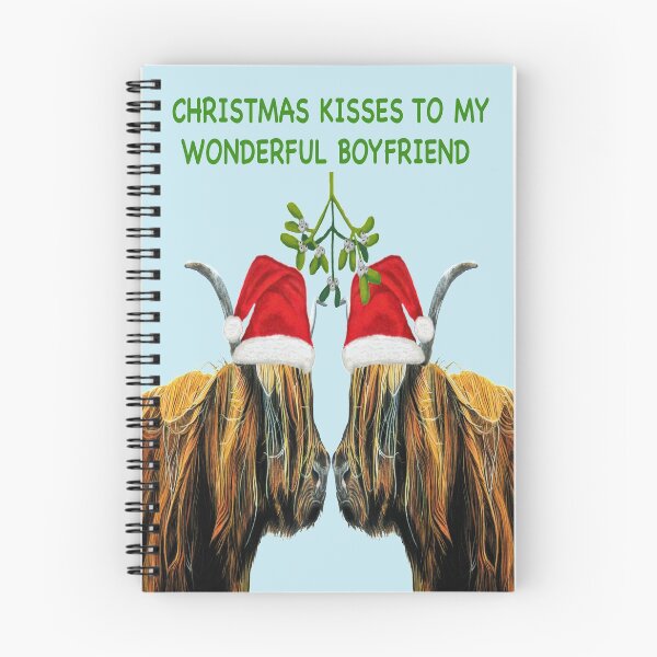 Item preview, Christmas Kisses to my wonderful boyfriend  designed and sold by IslesArt.