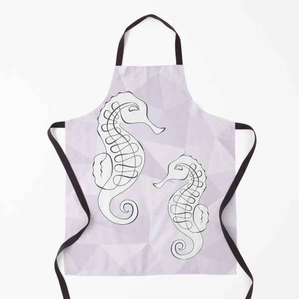 Item preview, Seahorse ocean love (purple) designed and sold by frangipaniarts.