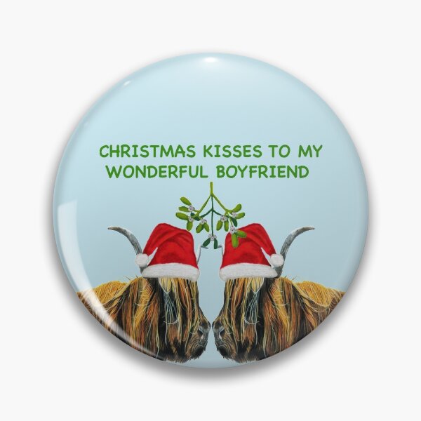 Item preview, Christmas Kisses to my wonderful boyfriend  designed and sold by IslesArt.