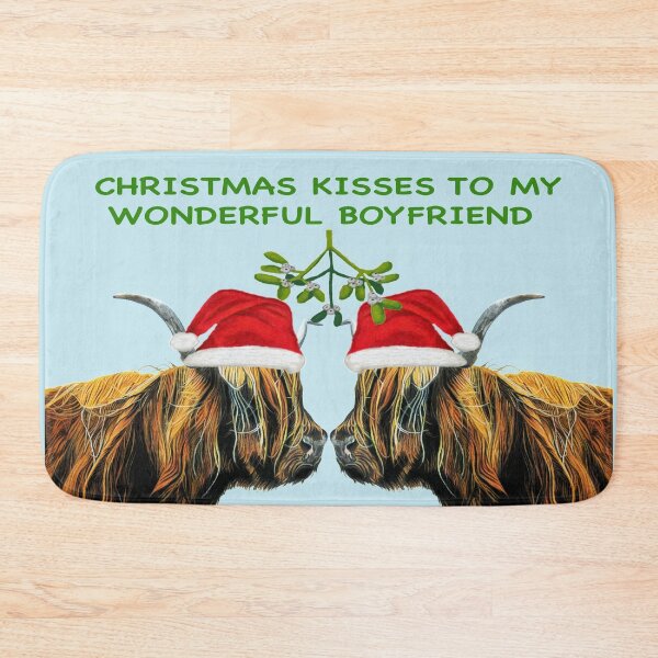 Item preview, Christmas Kisses to my wonderful boyfriend  designed and sold by IslesArt.