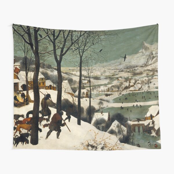 Hunters In The Snow Tapestry