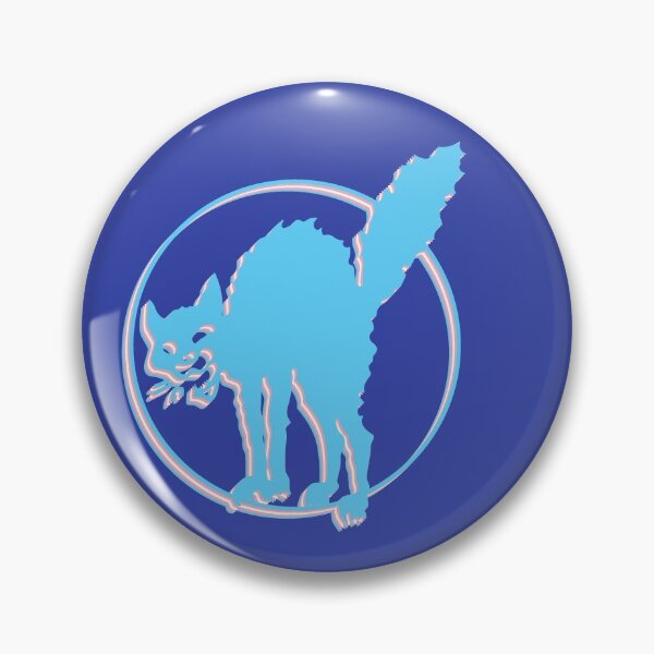 Item preview, Trans Pride Anarcho-syndicalist Cat Symbol Over the Heart designed and sold by Kole's Designs.