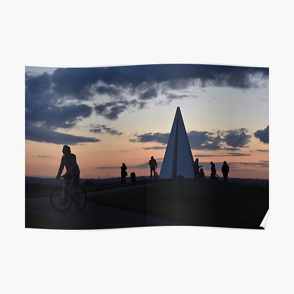 Solstice Sunrise at The Light Pyramid, Campbell Park Poster