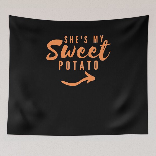 Item preview,  She's My Sweet Potato Thanksgiving Matching Couple Yes I Yam  designed and sold by Sutra-Lotus-Co.