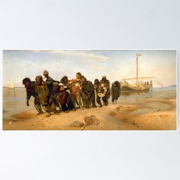 Item preview, Barge Haulers On The Volga designed and sold by The Great  Art.