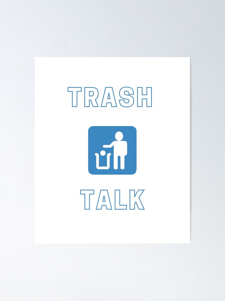 Are you talking Trash? Trash talk Greeting Card for Sale by daguilon