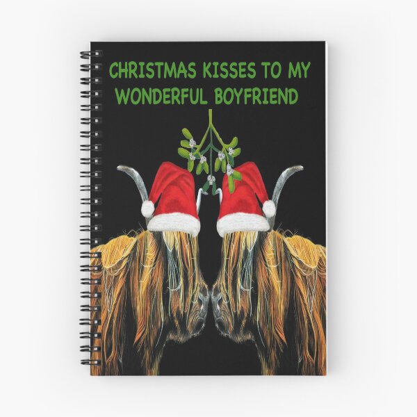 Item preview, Christmas Kisses to my wonderful boyfriend  designed and sold by IslesArt.