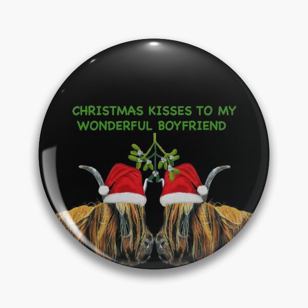 Item preview, Christmas Kisses to my wonderful boyfriend  designed and sold by IslesArt.