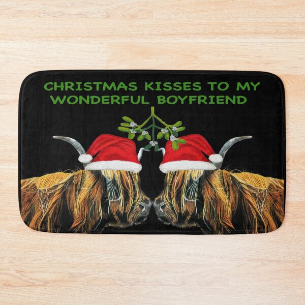 Item preview, Christmas Kisses to my wonderful boyfriend  designed and sold by IslesArt.