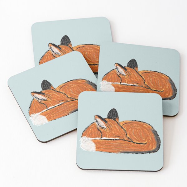 Item preview, Artwork showing a Sleeping Red Fox I designed and sold by JD's Shop.