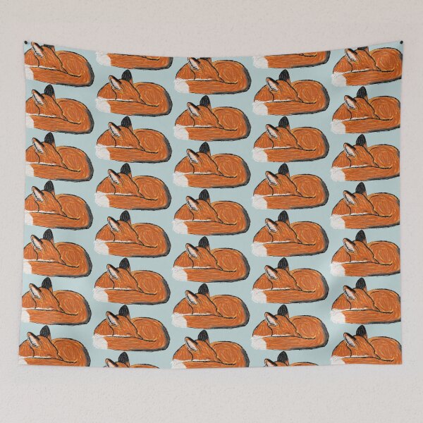 Item preview, Artwork showing a Sleeping Red Fox I designed and sold by JD's Shop.