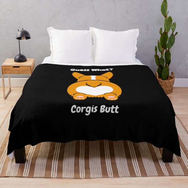 Item preview, Guess What Corgi Butt, Corgi Lovers, Funny Corgi, Corgi Butt, Corgi Print designed and sold by enjoytheshirt.