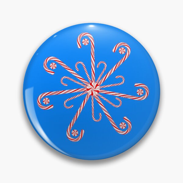 Item preview, Peppermint Candy Cane Snowflake designed and sold by Deborah Camp.