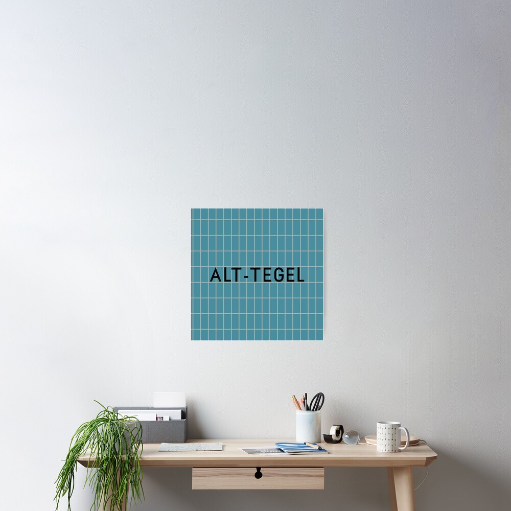Alt-Tegel Station Tiles (Berlin) Poster