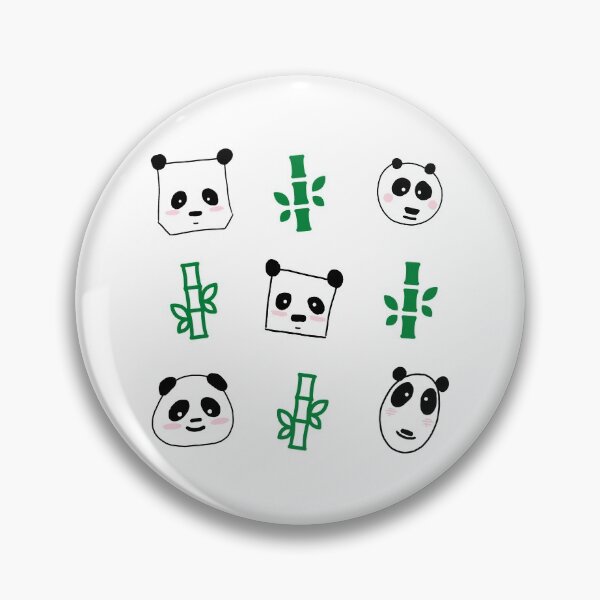 Item preview, Doodle pandas y bambú designed and sold by HelloGrackle.