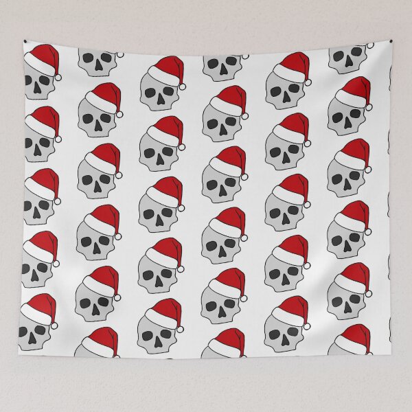 Item preview, Santa Hat Skull designed and sold by CaptinAubs.
