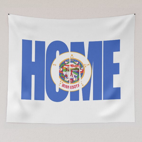 Item preview, Minnesota Home - State Flag designed and sold by DonDota.