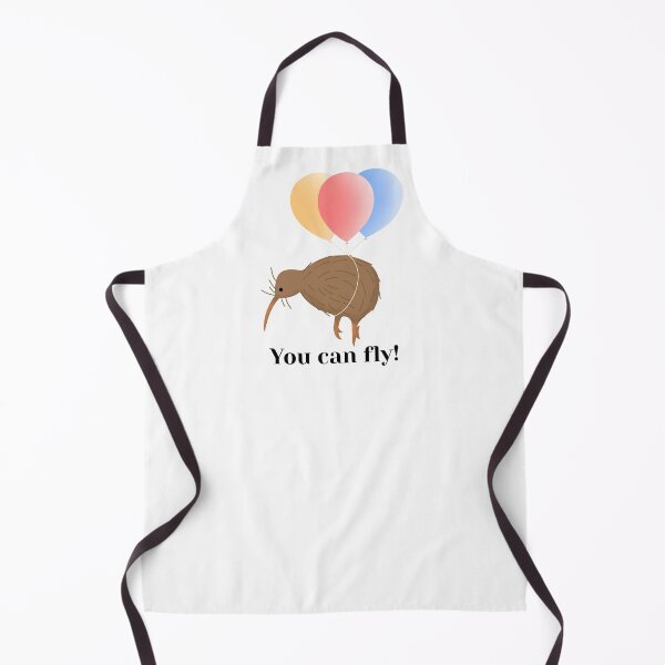 Item preview, You can fly, Cute New Zealand Kiwi Bird flying on balloons designed and sold by Koalaslifestyle.