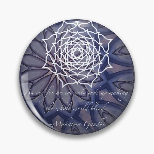 Item preview, Eye for an Eye Quote by Gandhi  designed and sold by Michell Rosenthal.