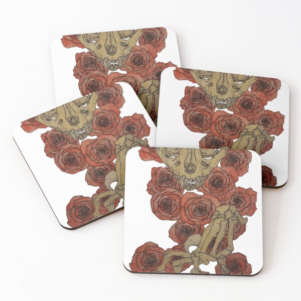 Item preview, Cat and Roses designed and sold by onyxoracle.