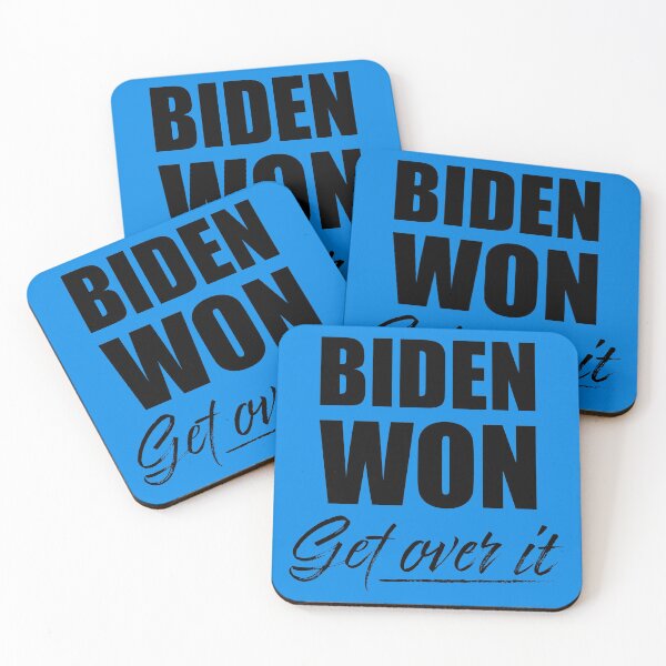 Item preview, Biden Won Get Over It - Biden Harris We Won - Black designed and sold by LookFrog.