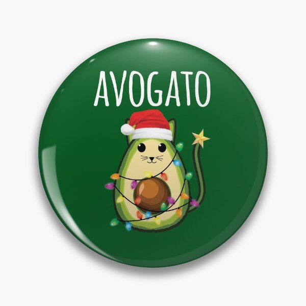 Item preview, Avogato Christmas Tree Funny Avocado Cat designed and sold by mejeoshop.
