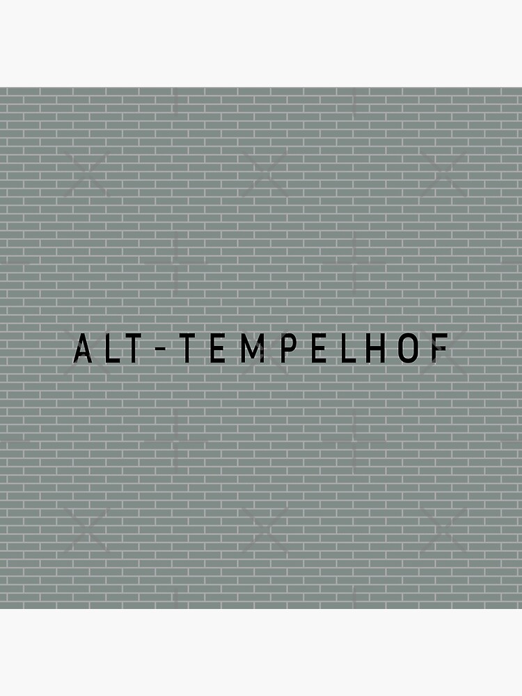 Alt-Tempelhof Station Tiles (Berlin) by in-transit
