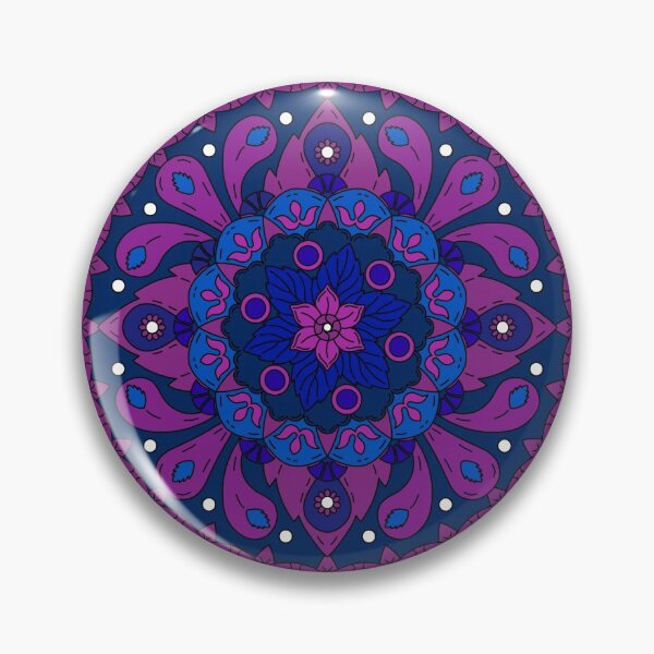 Item preview, Mandala Design in shades of Blues, Pinks and Purple designed and sold by ZHD Home Decor - Apparel - Accessories.